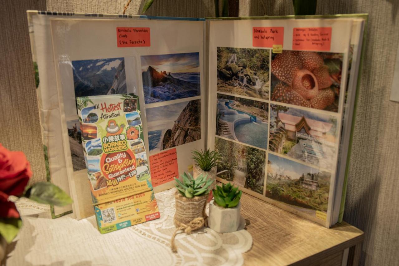 Escape Backpackers Kk Vandrarhem Kota Kinabalu Exteriör bild